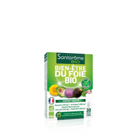 SANTAROME BIO Gélules bien-être foie 30 gélules