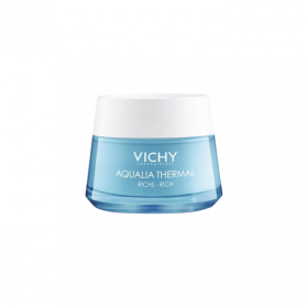 Vichy Aqualia Thermal Crème Réhydratante Riche 50 ml + Minéral 89 Booster Quotidien Fortifiant et Repulpant 10 ml Offert