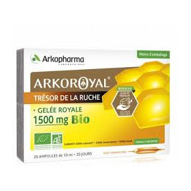 Arkopharma Arko Royal Gelée Royale 1500 mg Bio 20 Ampoules