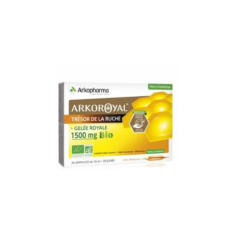 Arkopharma Arko Royal Gelée Royale 1500 mg Bio 20 Ampoules