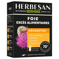 Herbesan Hépadétox 30 Gélules