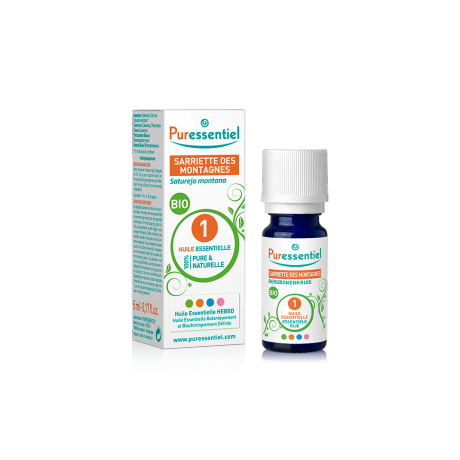PURESSENTIEL SARIETTE DES MONTAGNES BIO HUILE ESSENTIELLE 5ML