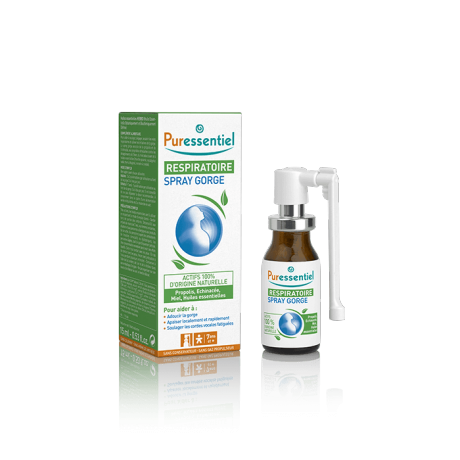 PURESSENTIEL Respiratoire - Spray gorge, 15 ml
