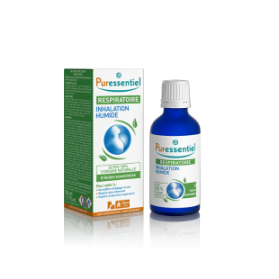 PURESSENTIEL Respiratoire - Inhalation humide aux 8 huiles essentielles, 50ml