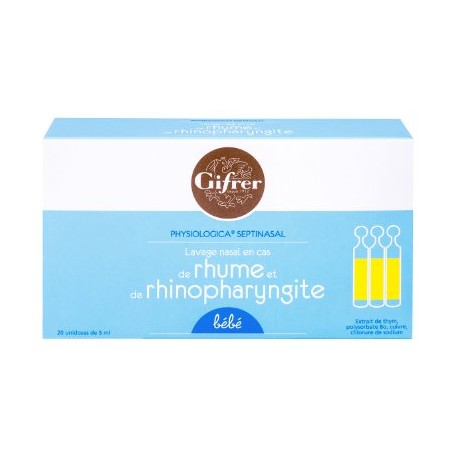 Physiologica Septinasal Hygiène du nez du petit enfant 20 unidoses