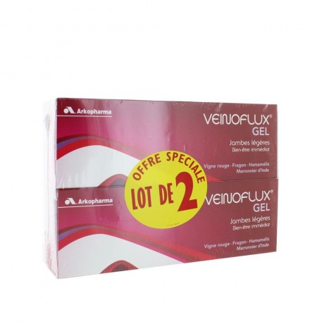 Arkopharma Veinoflux Gel Bien-Être Immédiat Lot de 2 x 150 ml