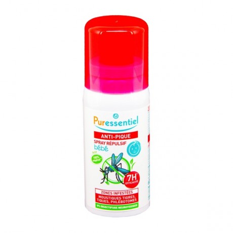 PURESSENTIEL ANTI-PIQUE SPRAY RÉPULSIF BÉBÉ 60ml