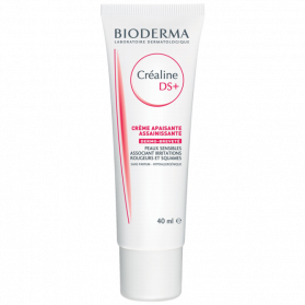 BIODERMA - Créaline DS+ - Crème apaisante assainissante - Irritations, rougeurs et squames, 40ml
